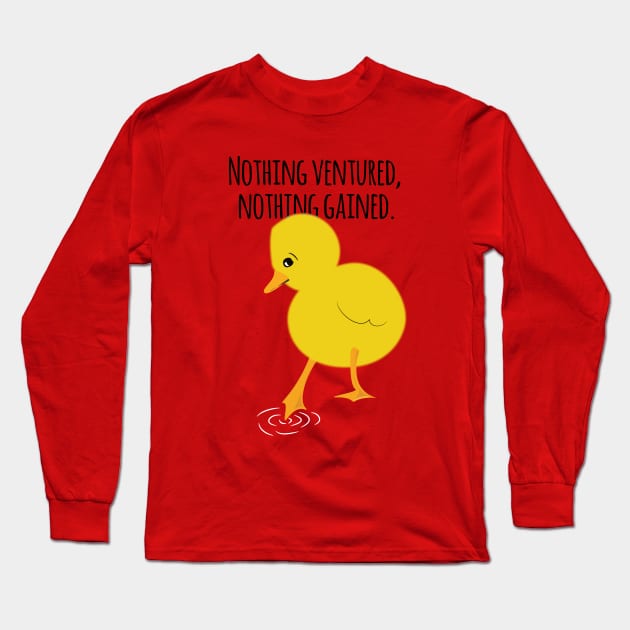 Brave duck Long Sleeve T-Shirt by Altered Characters